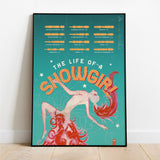 Life of a Showgirl Poster - Soundwave Art Print - Black Frame