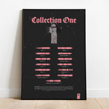 Saint Jhn Poster Collection One - soundwave art print - the wav room - black frame
