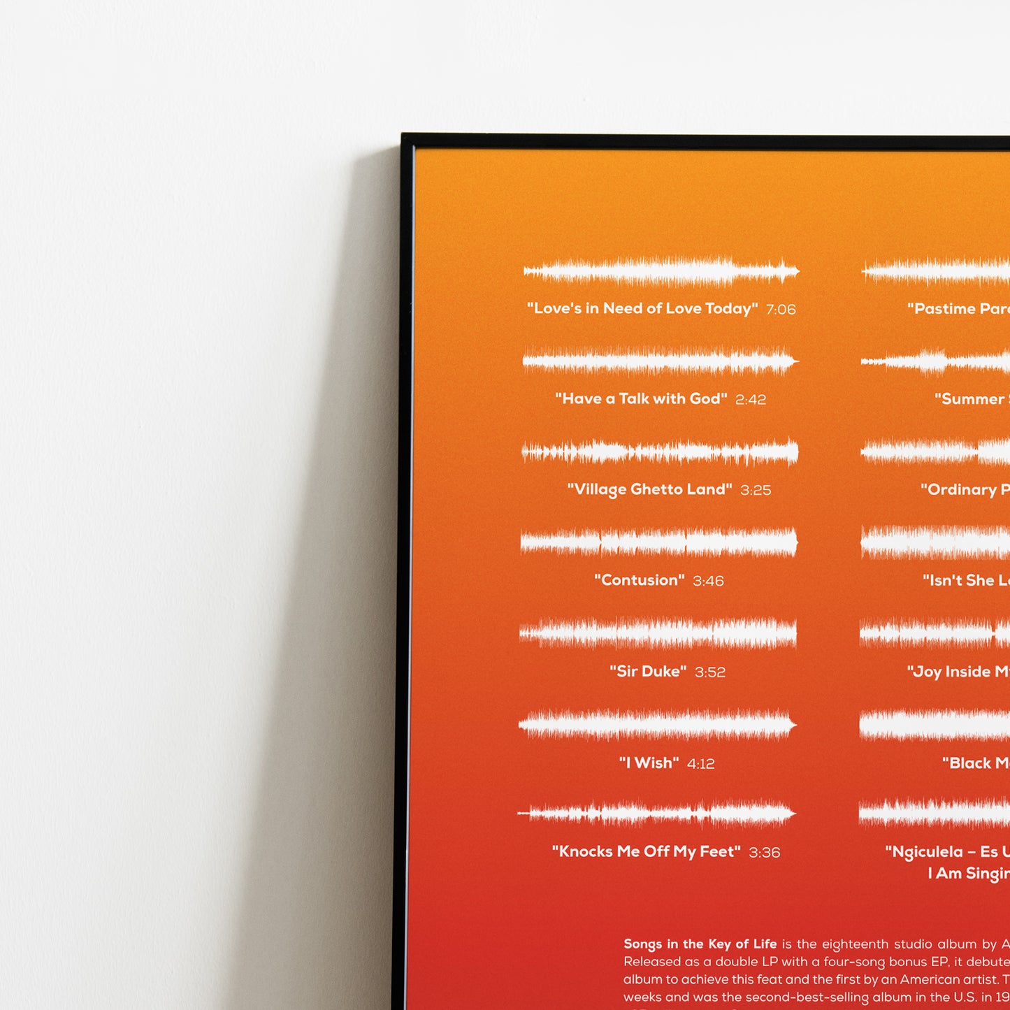 "Songs in the Key of Life"