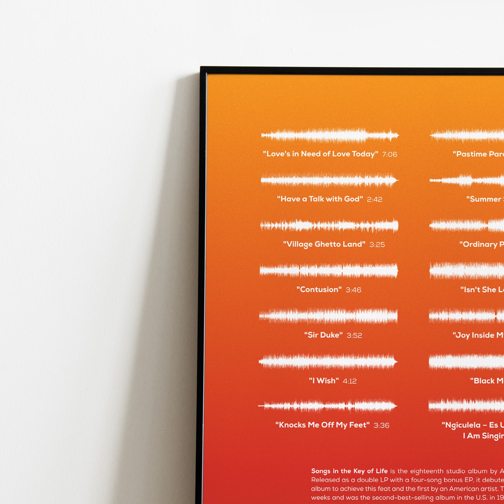 "Songs in the Key of Life"