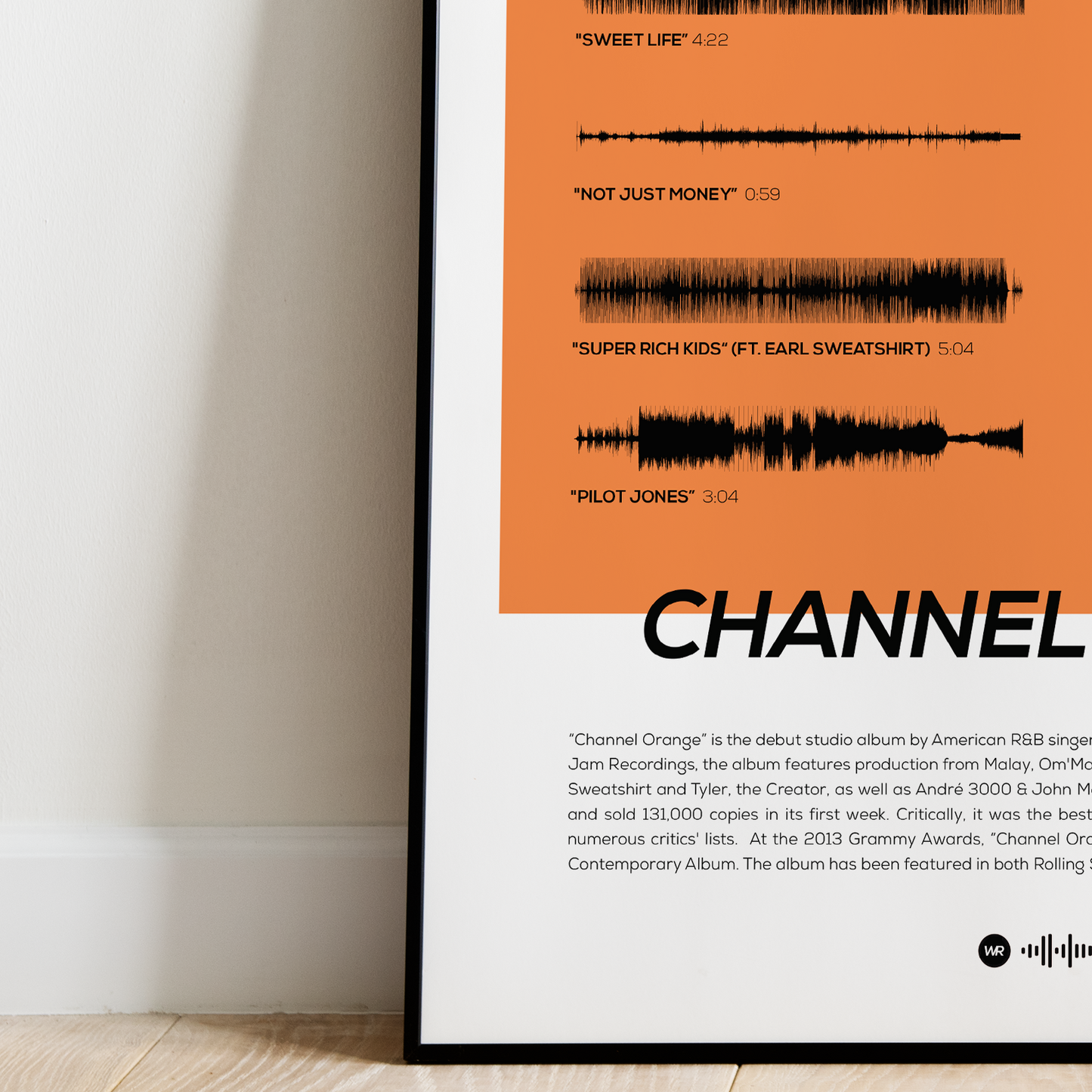 Frank Ocean Channel OrangeModern High Definition Printed Frank Ocean Channel OrangeModern High Definition Printed