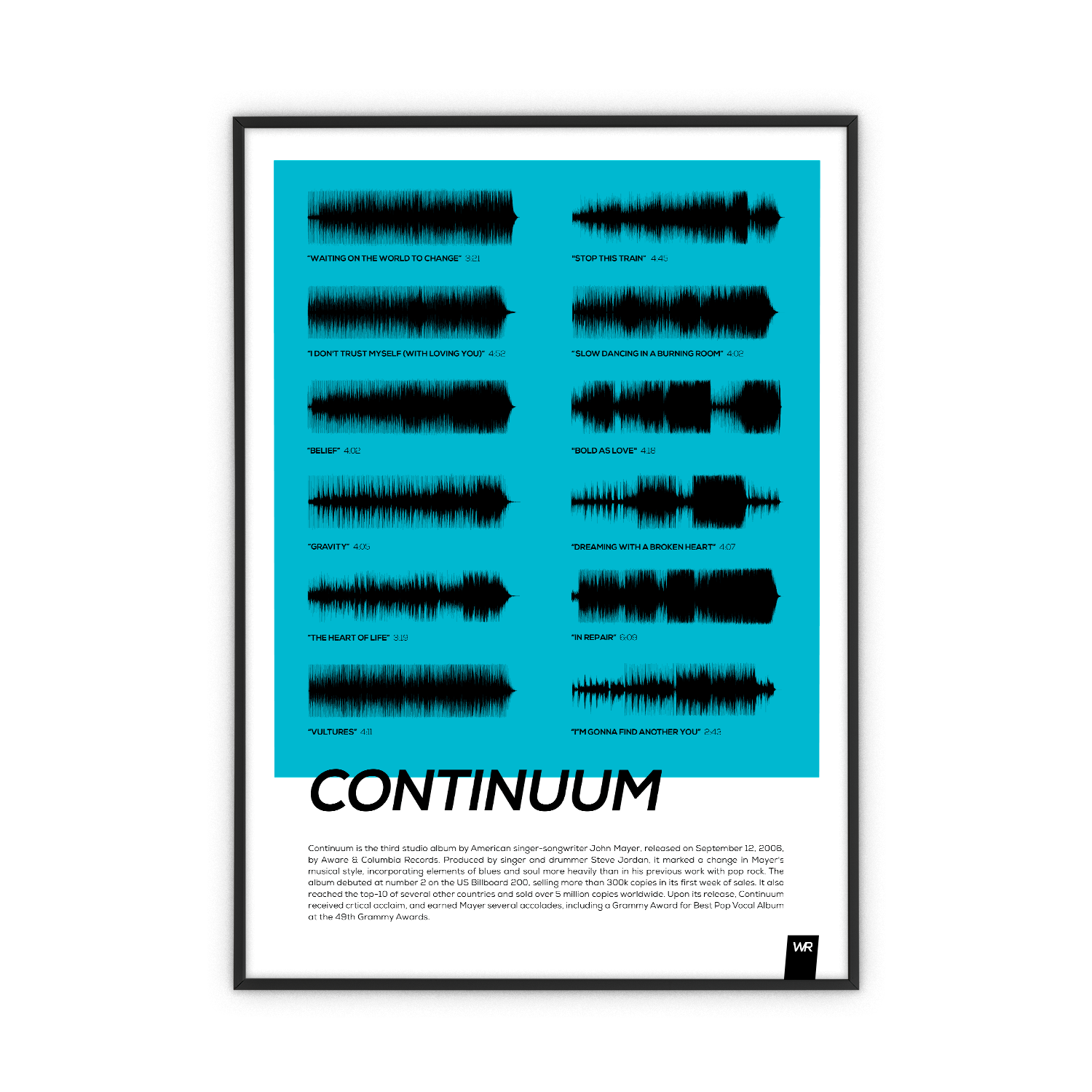 Continuum Sticker Continuum Album