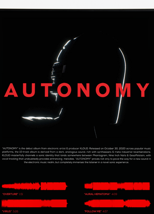 "AUTONOMY" by Kloud | Exclusive Artist Partnership (SOLD OUT)