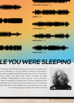 "While you were Sleeping" by Cal Scruby | Exclusive Artist Partnership