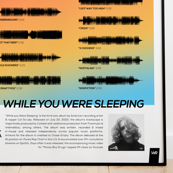 "While you were Sleeping" by Cal Scruby | Exclusive Artist Partnership