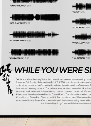 "While you were Sleeping" by Cal Scruby | Exclusive Artist Partnership